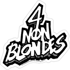 Stickers - C&D Visionary - 4 Non Blondes Logo Symbol Sign 4"x5" NEW