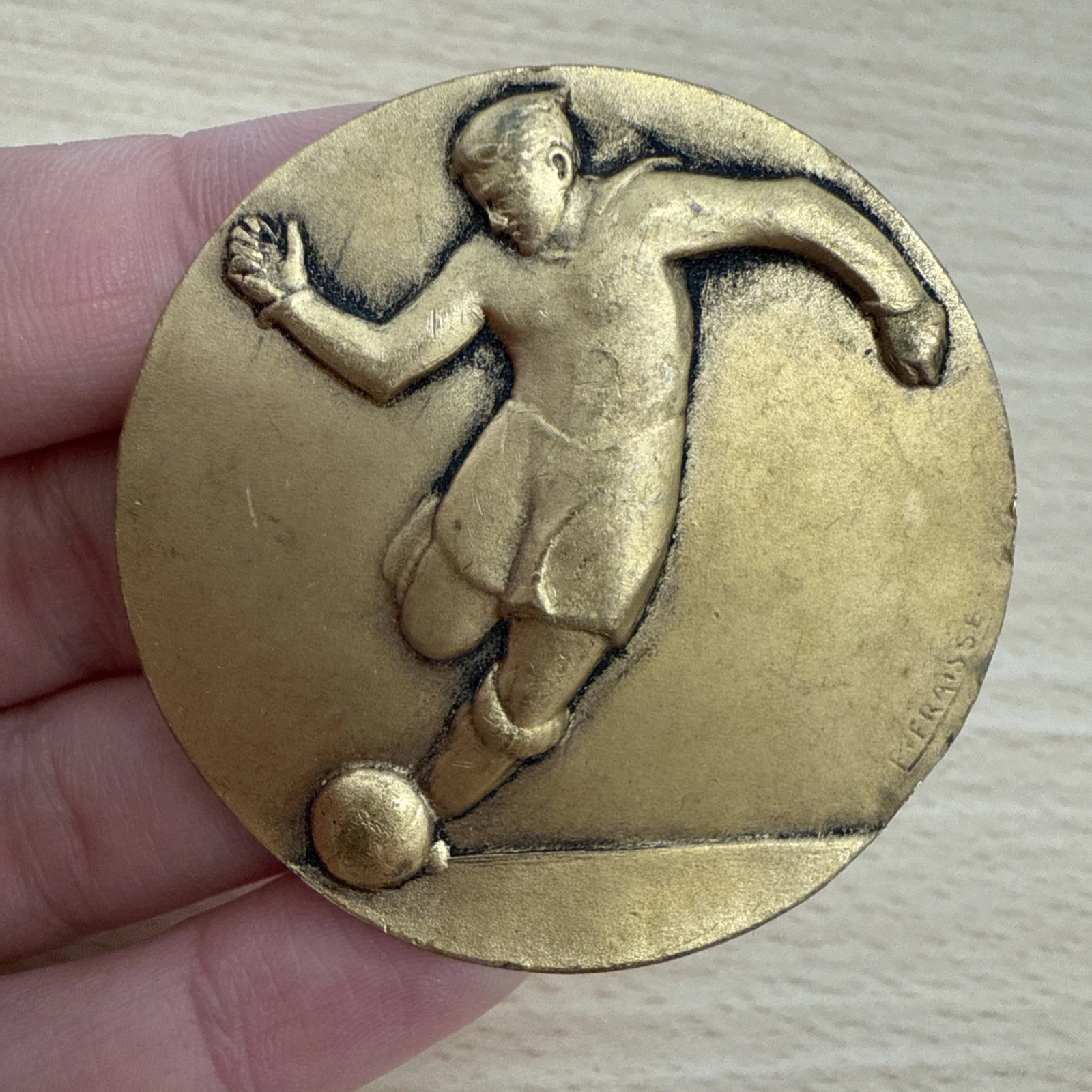Médaille Foot Football Par Fraisse