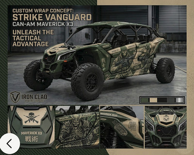 2017 2026  Can Am X3 Maverick MAC 4 Design Graphic Kit Wraps Decals Off Road 4x4