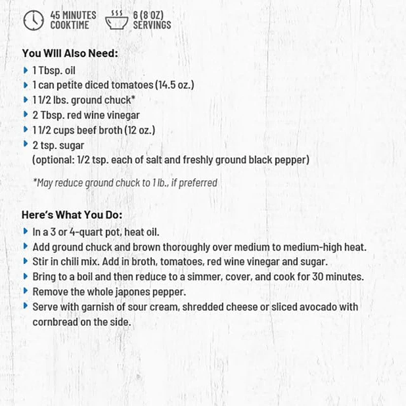 Frontier Soups casero en minutos Montana Creekside chile clásico, 6,25 OZ, 2 P Foto 3 de 4