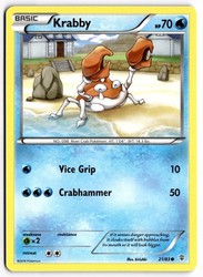Krabby 21/83 XY Generations Common