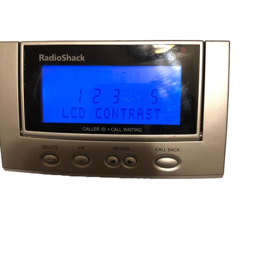 RadioShack 43-3903 Caller ID Call Waiting Call Back Tilting Backlit Display