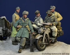 1/35 Resin Model Kit German Mountain Troops & Accessories Unassembled Unpainted