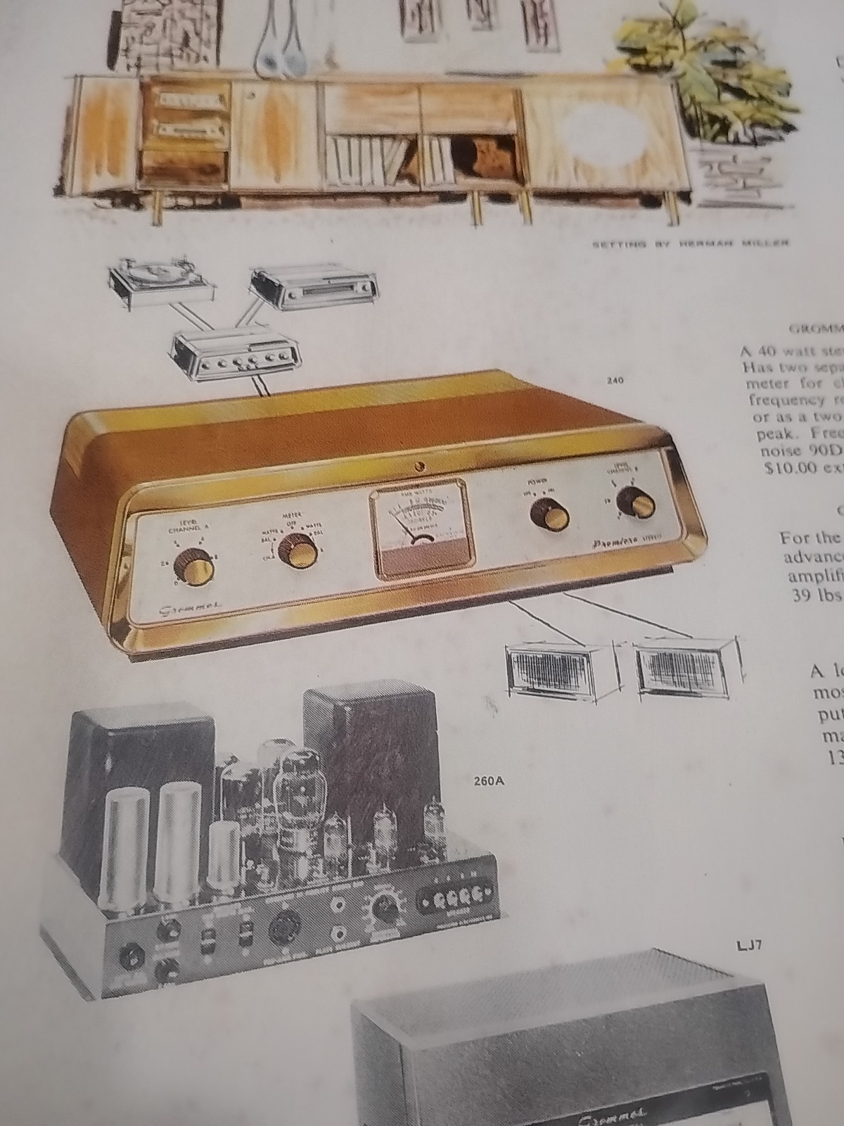 Grommes LJ6K Little Genie Kit Color Guide Instructions + 2 Brochures 