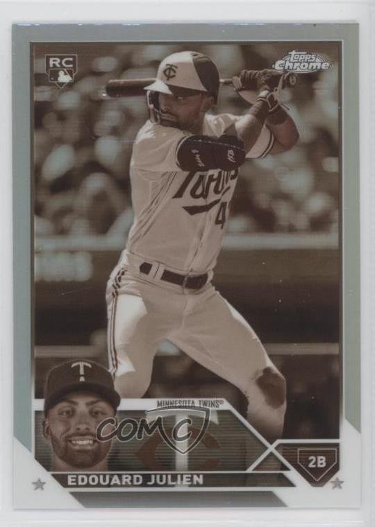 2023 Topps Chrome Update Sepia Refractor Edouard Julien #USC79 13sp
