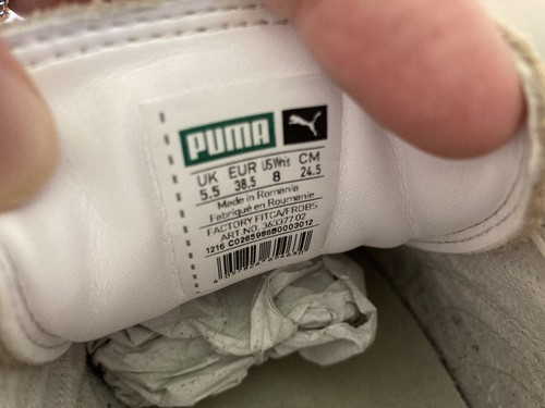 Zapatillas deportivas mujer PUMA Platform Exotic Skin 38,5 beige cuero EXCELENTES - Imagen 8 de 24