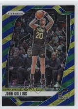 2024-25 Panini Prizm Choice Blue Yellow & Green Prizm John Collins #220 11nu