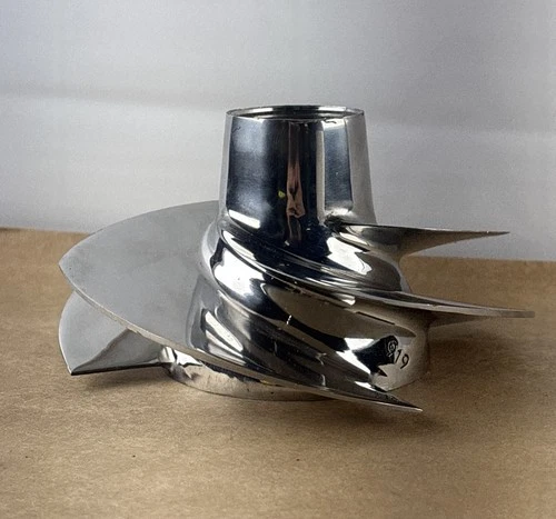 Stainless Steel Jet Pump Impeller 4 Blade 22 Spline 6” Dia x 3”