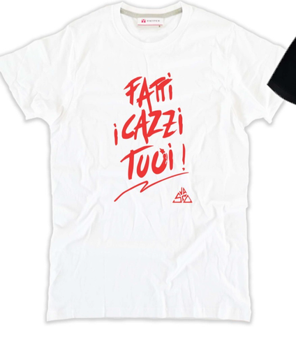 T-shirt Vasco rossi Blasco Fatti i Cazzi tuoi nera bianca uomo donna anni 80 90 - Afbeelding 15 van 17
