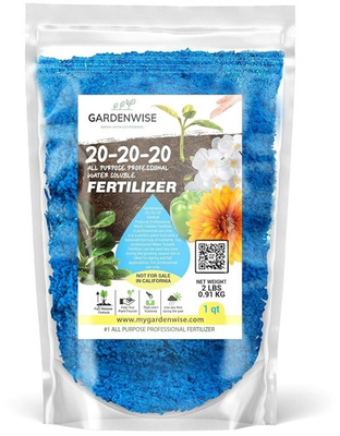 #ad 20 20 20 Water Soluble Fertilizer All Purpose Indoor Outdoor Plant Food $163.99