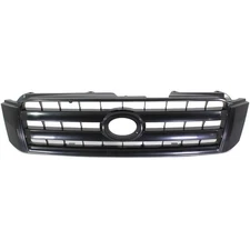 Grille For 2004-2007 Toyota Highlander Painted Black Shell and Insert