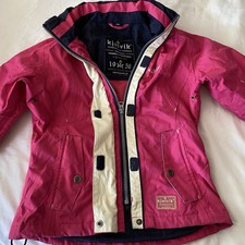 Kjelvik Jacket Girls Sz 8 128 EU Hooded Scandinavian Outdoor Pink Winter Ski