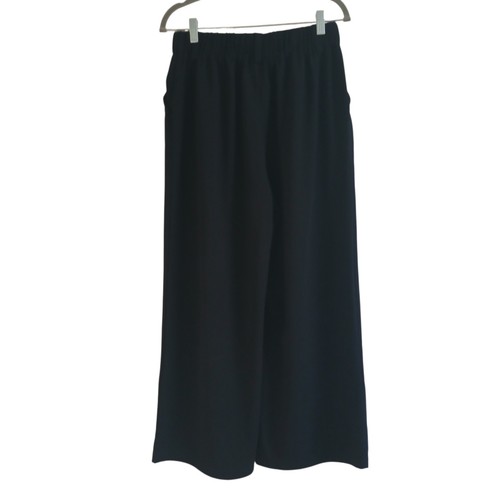 HALARA Flex High Waist Waffelstrick Hose weites Bein Damen M schwarz Karriere Kleid - Bild 5 von 7