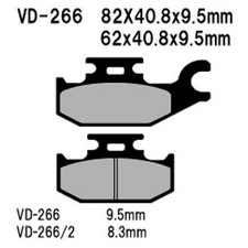 For Suzuki Burgman 200 2014-2018 Vesrah Front Organic Semi-Metallic Brake Pads