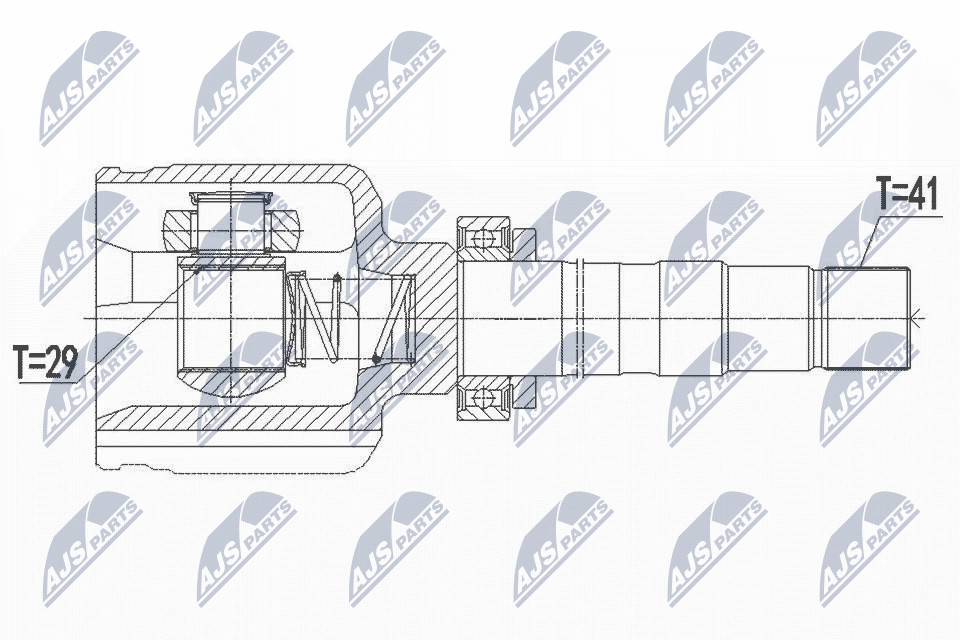N.T.Y. NPW-FT-040.NTY Joint Kit, drive shaft for CITROËN,FIAT,PEUGEOT - Image 11