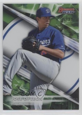 2016 Bowman's Best Top Prospects Green Refractor 23/99 Jose De Leon #TP-33 7sd