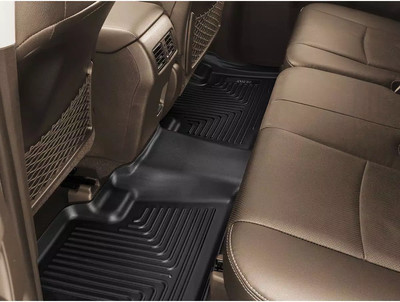 Husky Weatherbeater Floor Mats Fit 19-24 Passport; 16-22 Pilot 2nd Row 1pc Black
