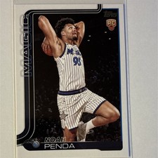 Topps 2025-26 Noah Penda #232 RC Orlando Magic Basketball NBA Rookie Card
