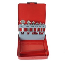 KIT 6PZ FRESE SVASATORI PER TORNIO TRAPANO COLONNA SVASARE SVASATORE SVASATO