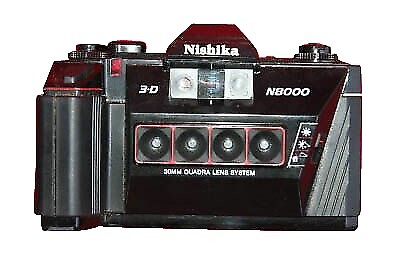 Brand New Nishika N8000 35 mm Quadrascopic Stereo 3D Lenticular