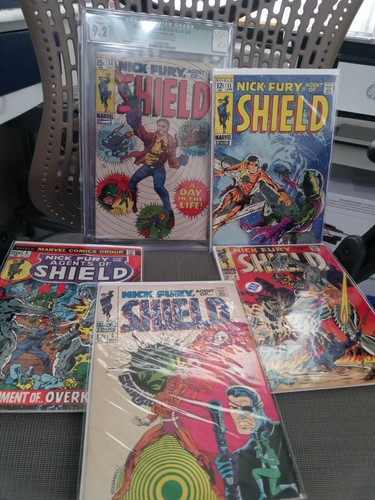 Nick Fury Agent of Shield Bundle! CGC 9.2 #14 Plus raw. #2,#3,#5,#11