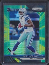 MICHAEL GALLUP 2018 PANINI PRIZM HYPER ROOKIE PRIZMS RC #D 214/275