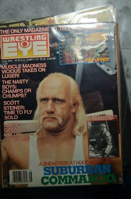 Wrestling Eye August 1991 Hulk Hogan, Wendi Richter EX 011216DBE