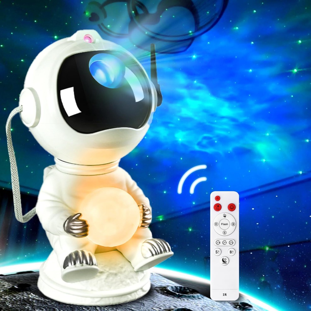 Astronaut Galaxy Projector, Star Projector Galaxy Night Light, Galaxy Project...