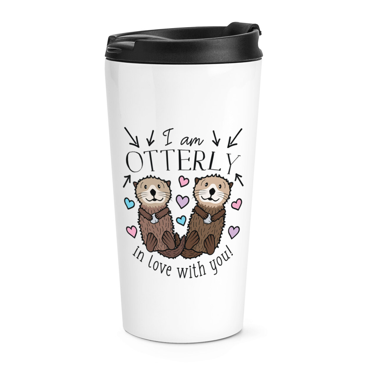 I Am Otterly In Love With You Travel Mug Cup Valentines Day Girlfriend Thermal