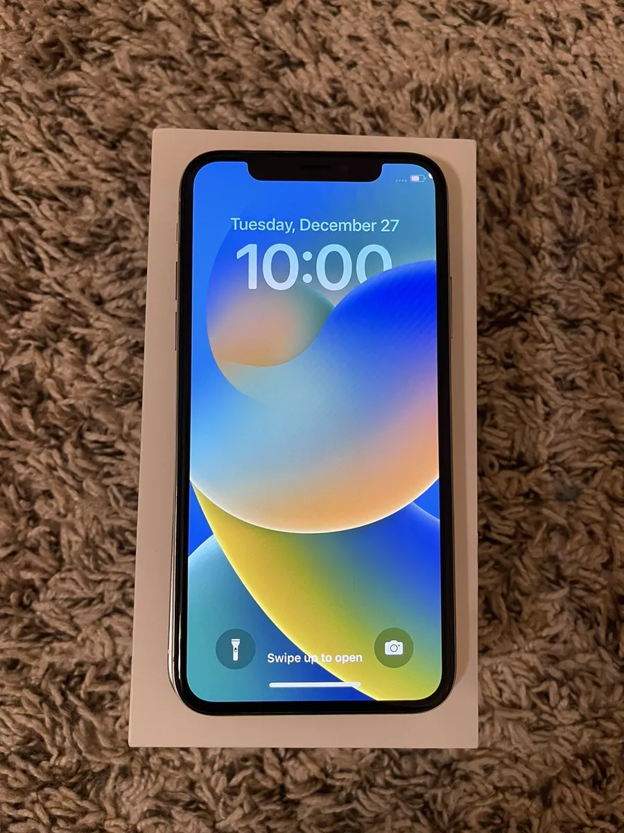 Apple iPhone X - 256GB - Silver (Unlocked) | eBay