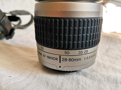 Nikon F75 AE-L 35mm Film SLR Camera AF Nikkor 28-80mm 1:3.3-5.6