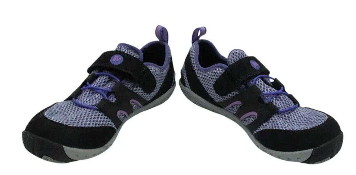 Merrell Barefoot Trail Glove Vibram scarpe da bambino sneakers taglia 4 5 giovani lavanda