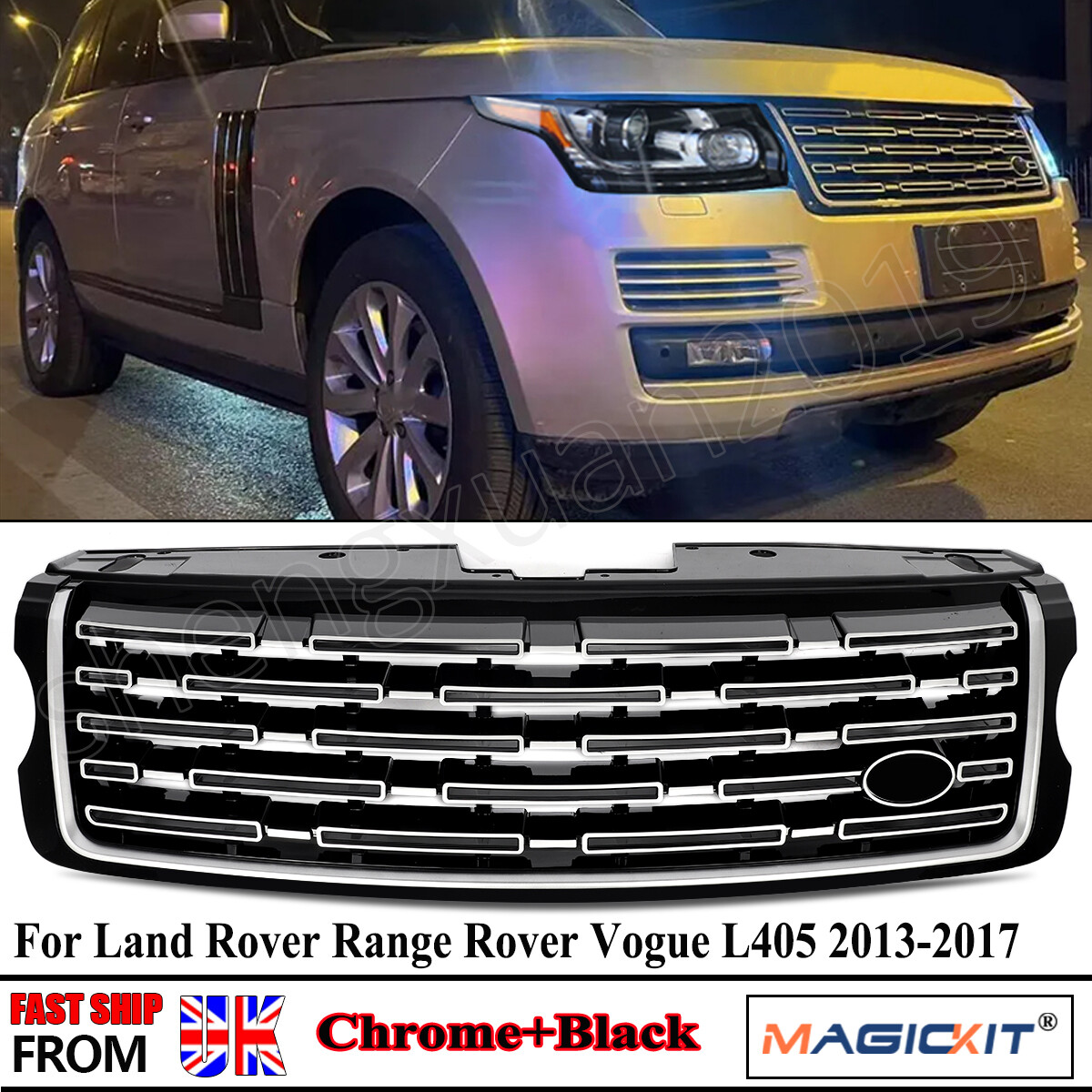 FOR RANGE ROVER VOGUE L405 2013-17 CHROME MK5 L460 2023 LOOK FRONT GRILLE GRILL