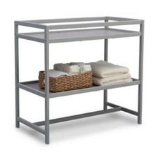 DELTA CHILDREN 7517-026 GREY BABY NURSERY CHANGING TABLE STORAGE SHELF NEW 
