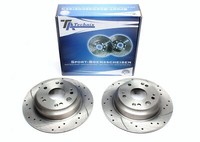 TA Technix Sport Bremsscheiben Satz Hinterachse Honda Accord Viii Tourer