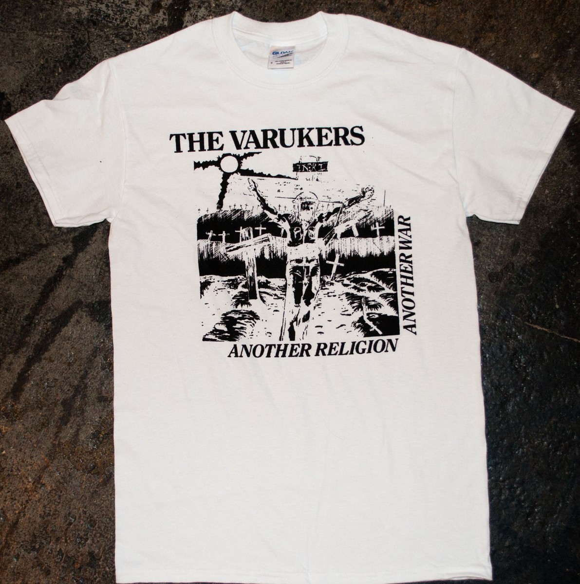 The Varukers - 'Another Religion' T-shirt (punk oi kbd Discharge