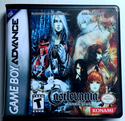 Castlevania Double Pack CASE ONLY Game Boy Advance GBA Box Castlevania Double Pack CASE ONLY Game Boy Advance GBA Box