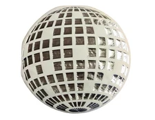 Teling 100 Pack 6.4 In Silver Foil Disco Party Disposable Napkins