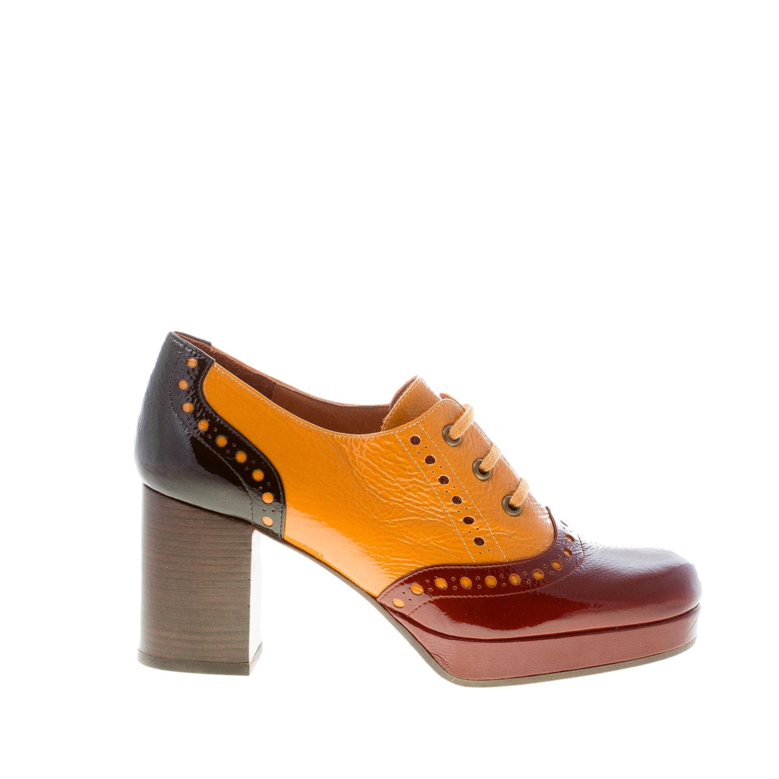 ЧИЕ МИХАРА Дамен шухе Океру мерфарбиг с тусклым оксфордским акцентом 45290₽