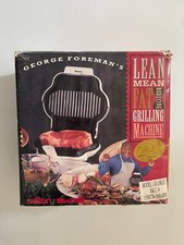 New George Foreman Lean Mean Fat Grilling Machine