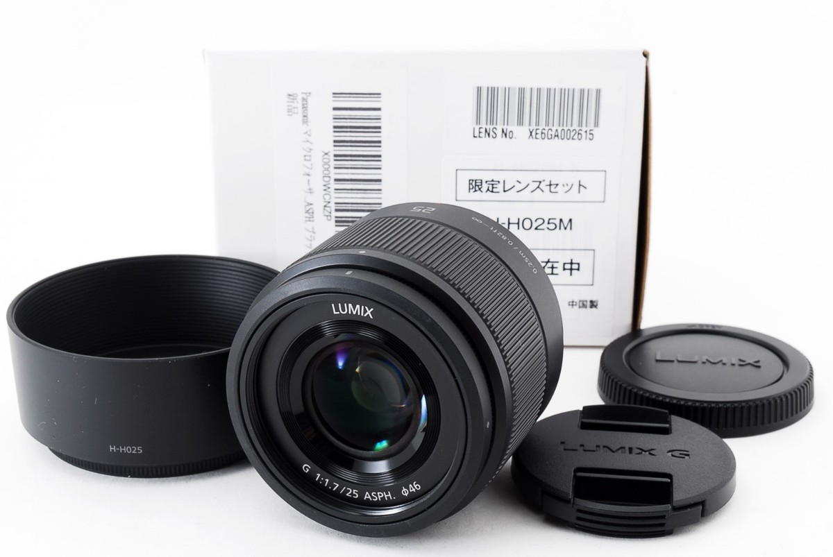 Panasonic LUMIX G 25mm f/1.7 ASPH H-H025 [Near Mint] w/Box