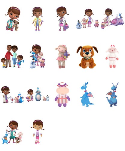 Doc McStuffins Characters Iron On T Shirt Transfer Choose Image And 