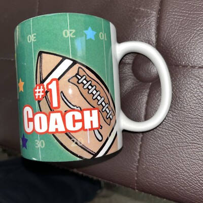 # 1 Football Coach Coffee Mug