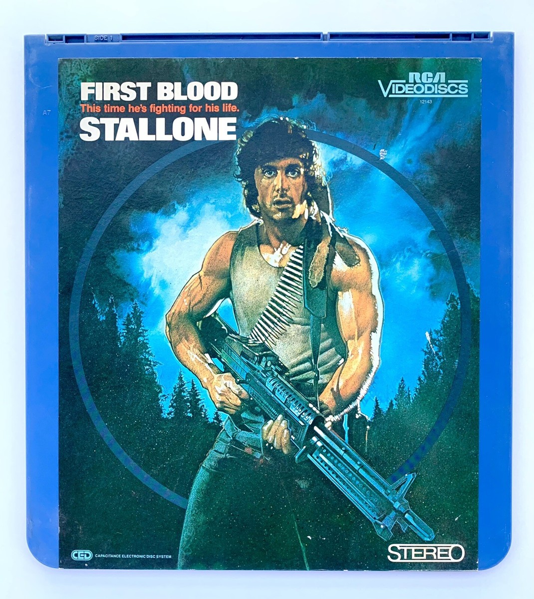 1983 FIRST BLOOD - Sylvester Stallone - CED Video Disc - Laser