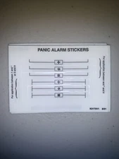 NEW Honeywell Ademco Keypad Panic Stickers 6150 6160 ++