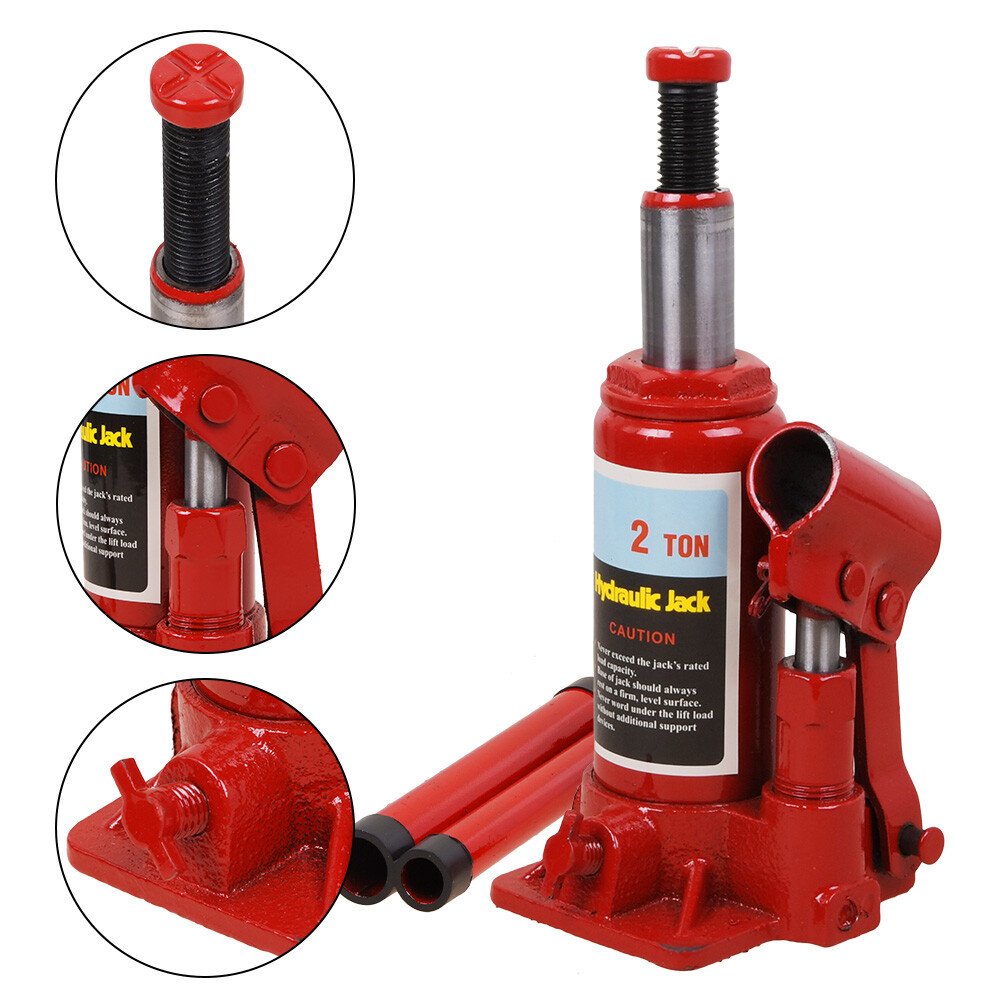 Pro-Lift 12-Ton Capacity Hydraulic Welded Bottle Jack With Side Pump ‎B - View #4