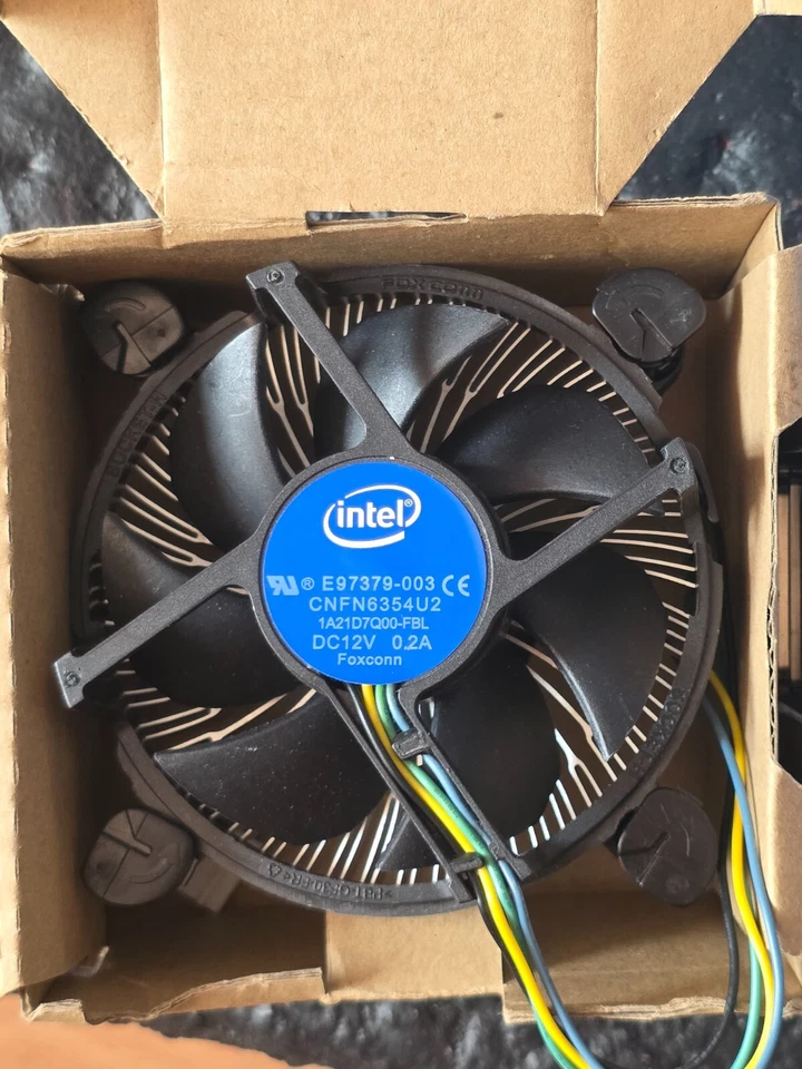 Intel E97379-003 Core i5 Socket 4-Pin Connector CPU Heatsink Fan Cooler 3.5" NEW - Image 3 of 4