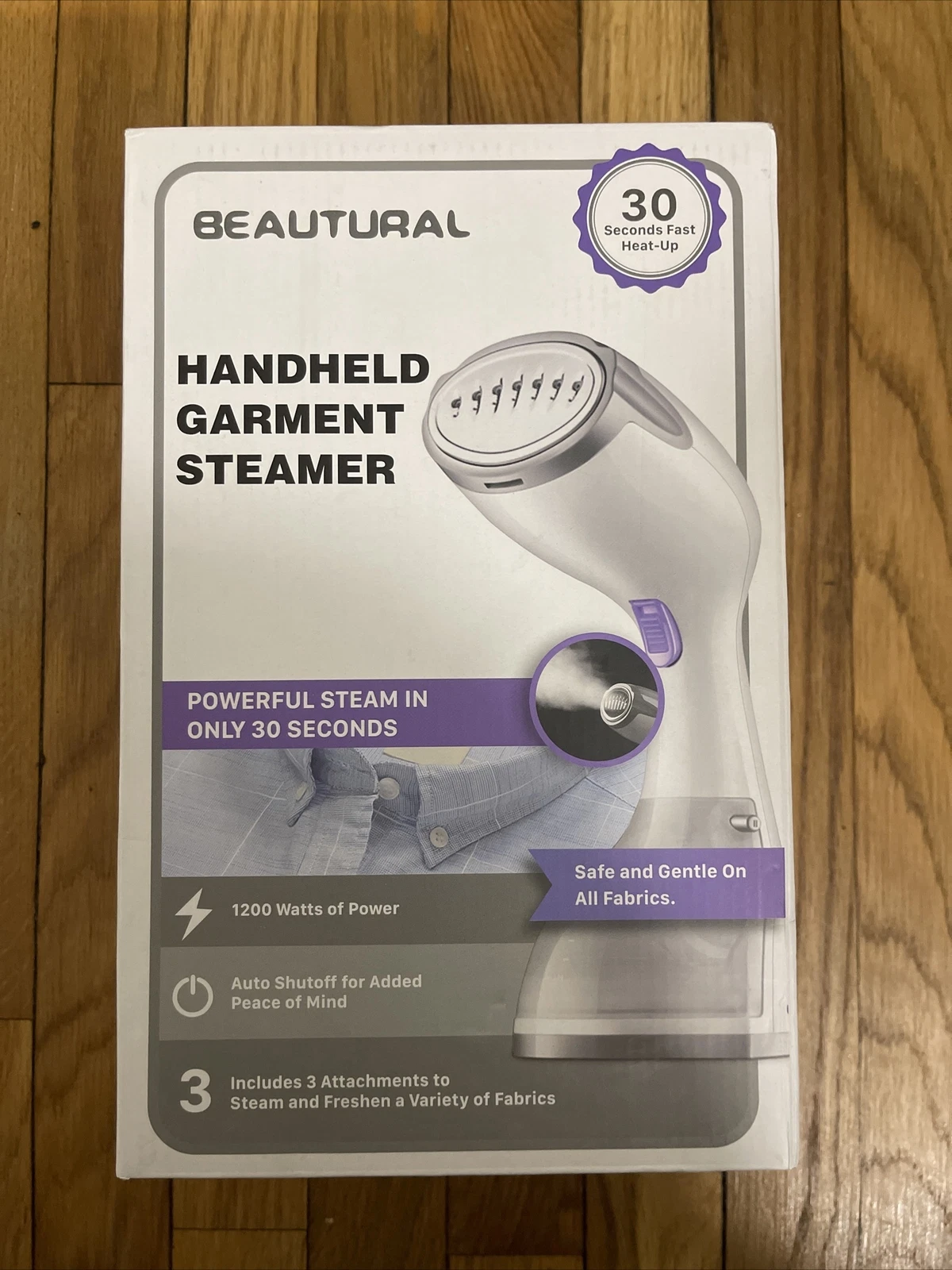 BEAUTURAL Steamer for Clothes, Portable Handheld Garment Fabric Wrinkles Remover