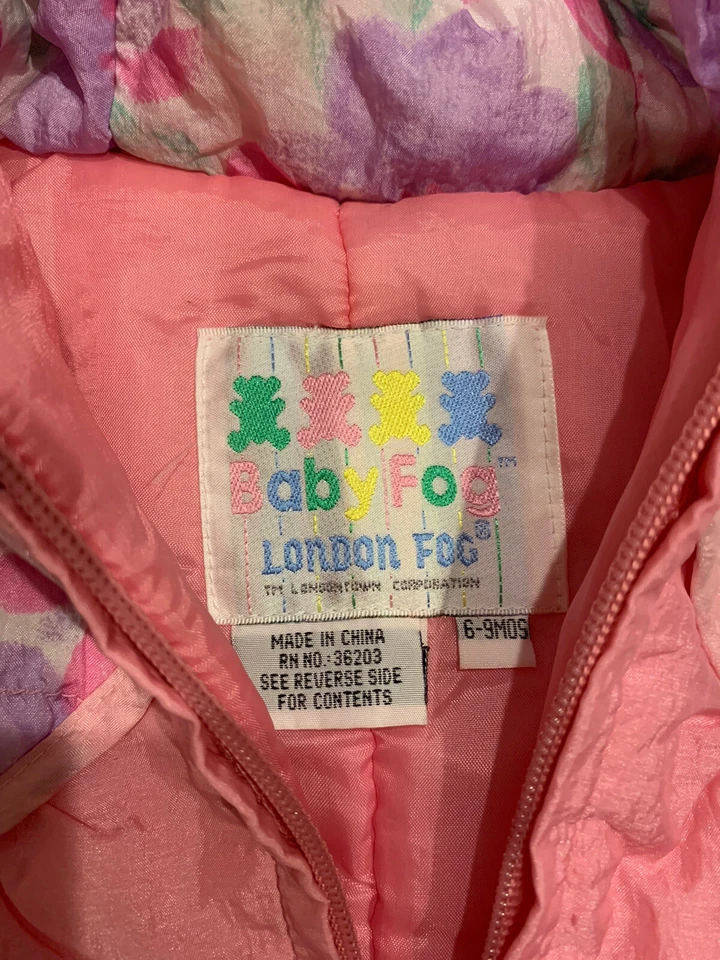 Traje de nieve vintage London Fog infantil bebé niebla 6-9 meses Foto 3 de 3
