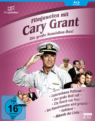Cary Grant Box (6 Blu-rays) Blu-ray *NEU*OVP*